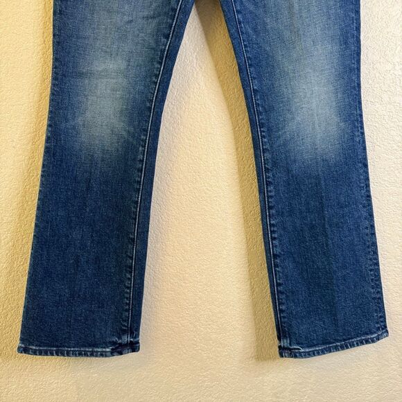 NWT Mother Superior Insider Ankle Jeans Womens 26 Where the Sun Don’t Shine Blue - Picture 4 of 16